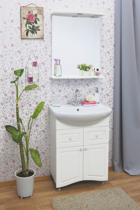 Зеркало Sanflor Софи 65, с полкой