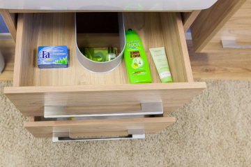 Мебель для ванной Sanflor Ларго 2 70, подвесная, вяз швейцарский