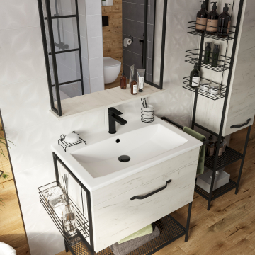 Мебель для ванной Sanflor Бруклин 75, дуб крафт